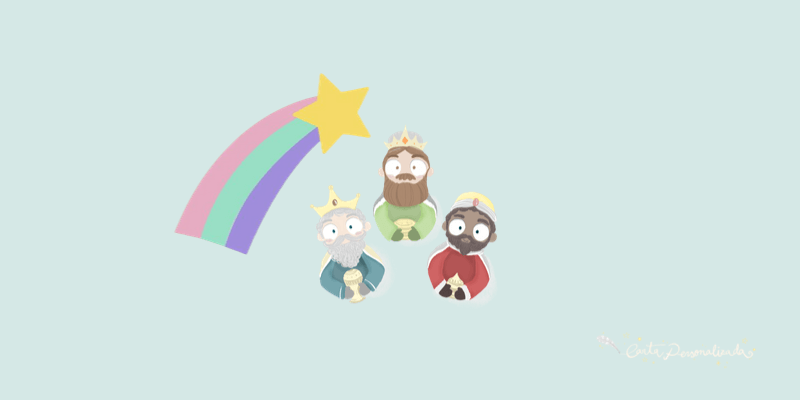 El arco Iris que ayudó a los Reyes Magos
