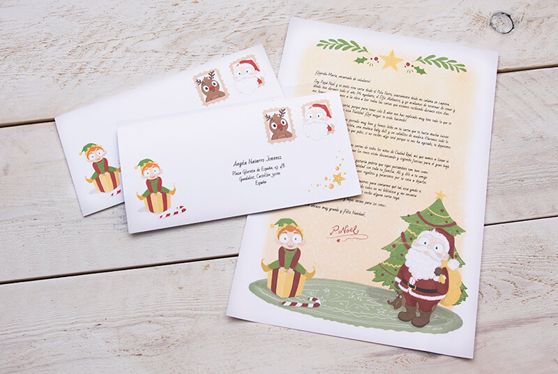 Carta de Papá Noel a los niños para imprimir