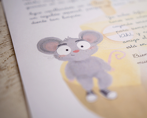 Carta personalizada impresa del Ratoncito Pérez